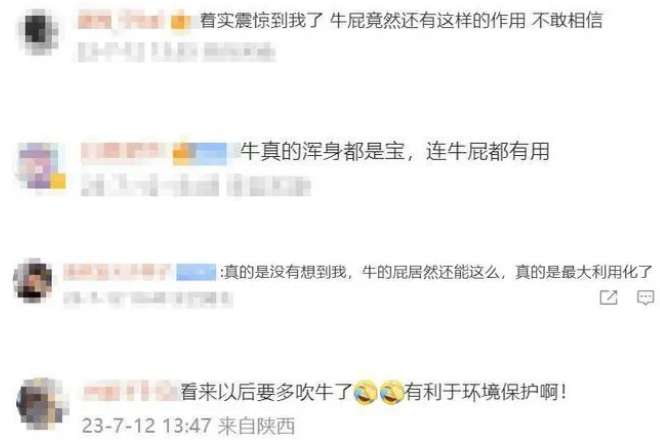 想不到吧！一头牛放的屁可供汽车开一天，网友：以后要多吹牛了